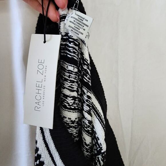 Rachel Zoe crochet maxi Skirt black white Size XS NWT boho festival oldmoney - Picture 8 of 8